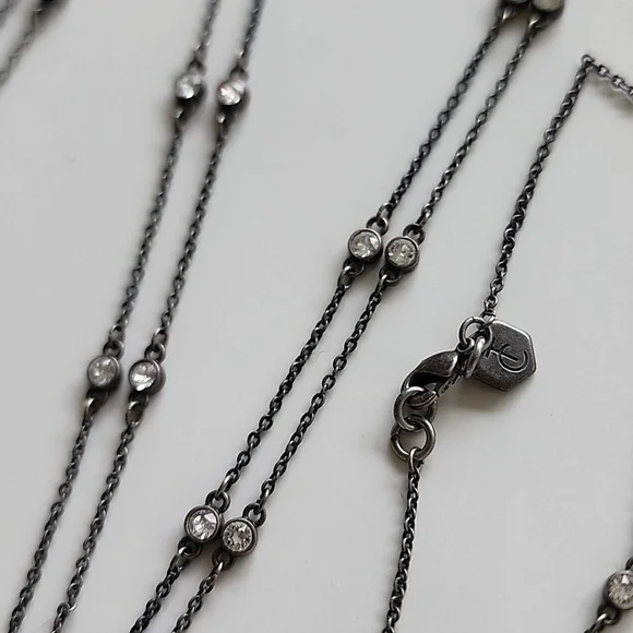 Touchstone Crystal Timeless Treasure necklace Silver Ox - Picture 4 of 5